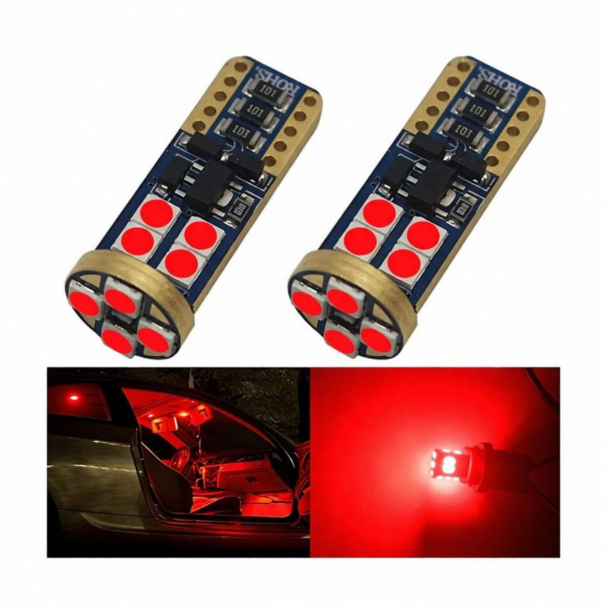 Bombilla LED T10 / 618 — Rojo